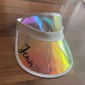 🔥4/$20 Clear/White Visor w/Jenn